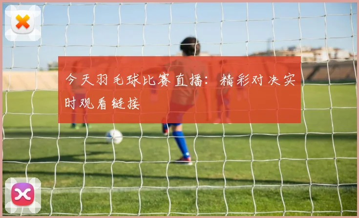 今天羽毛球比赛直播：精彩对决实时观看链接